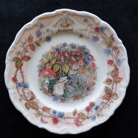Royal Doulton Other - Brambly Hedge Autumn Royal Doulton Plate 6 1/4  inch